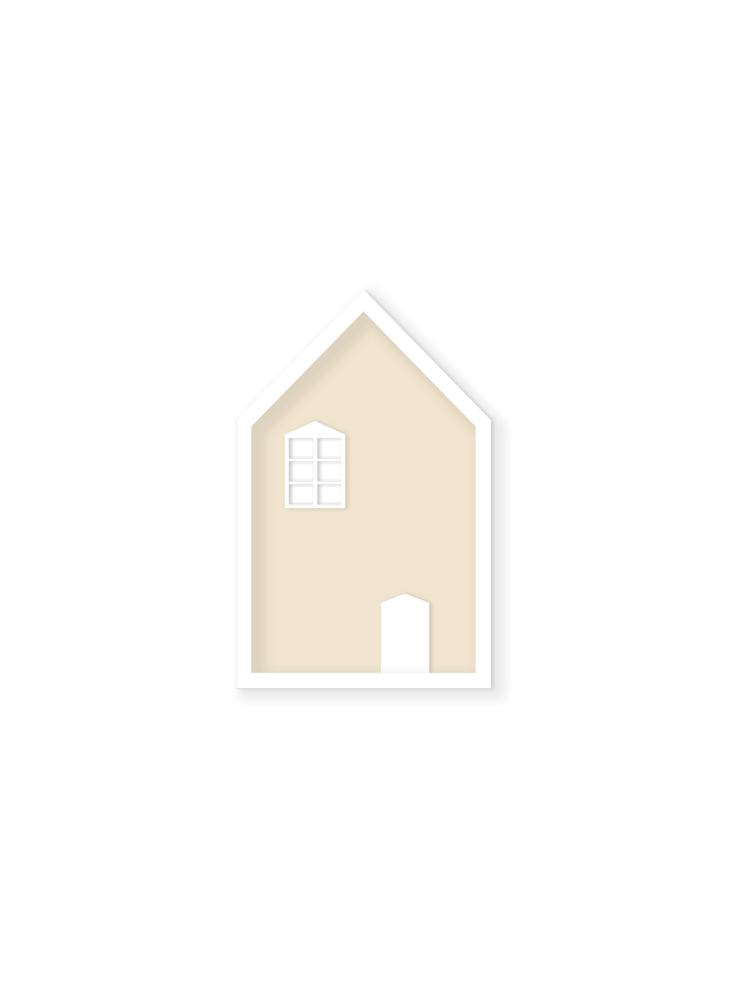 Haus-Wandregal – Kinderzimmerdeko