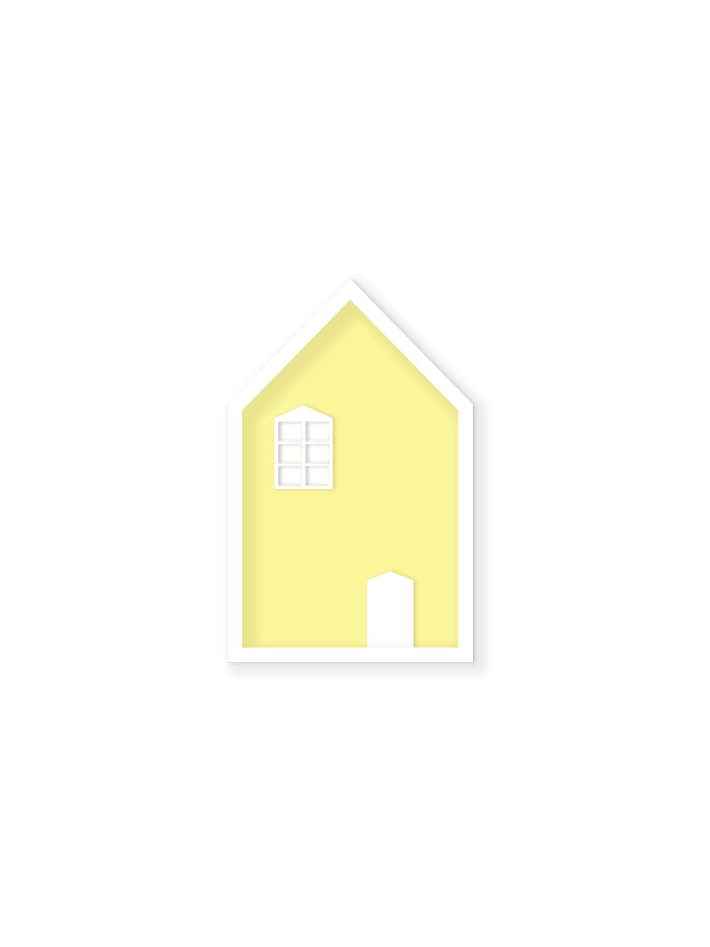 Haus-Wandregal – Kinderzimmerdeko