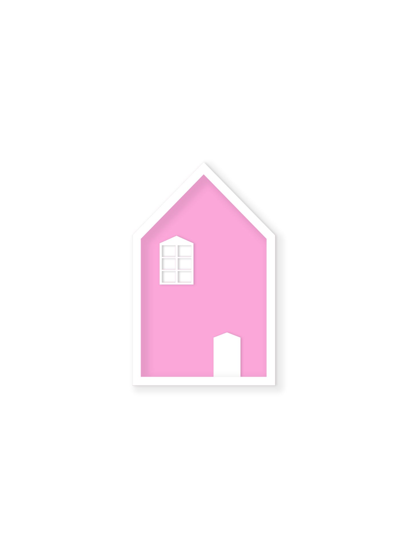 Haus-Wandregal – Kinderzimmerdeko