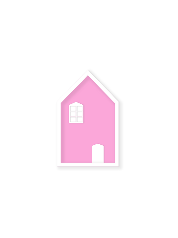 Haus-Wandregal – Kinderzimmerdeko