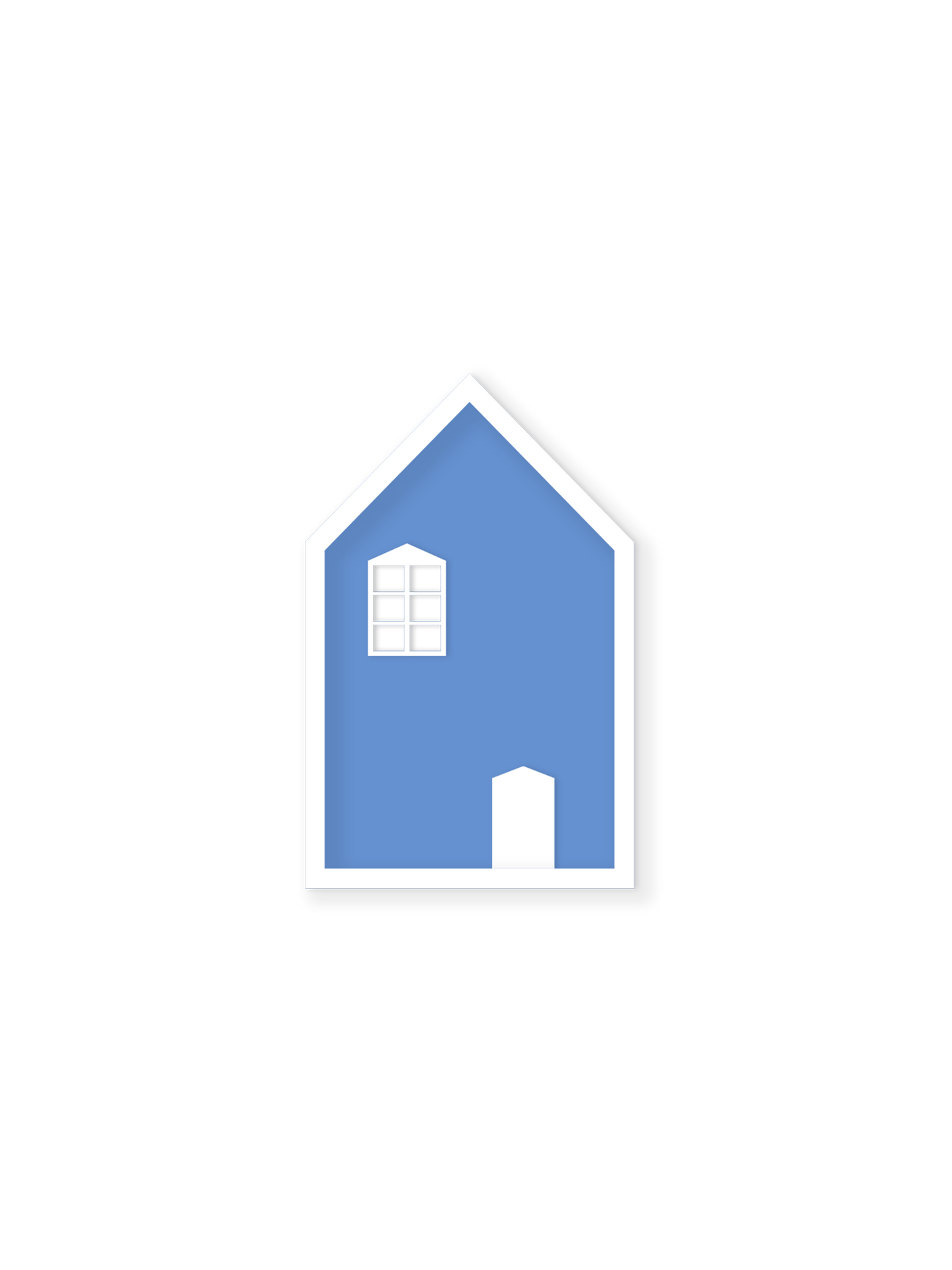 Haus-Wandregal – Kinderzimmerdeko