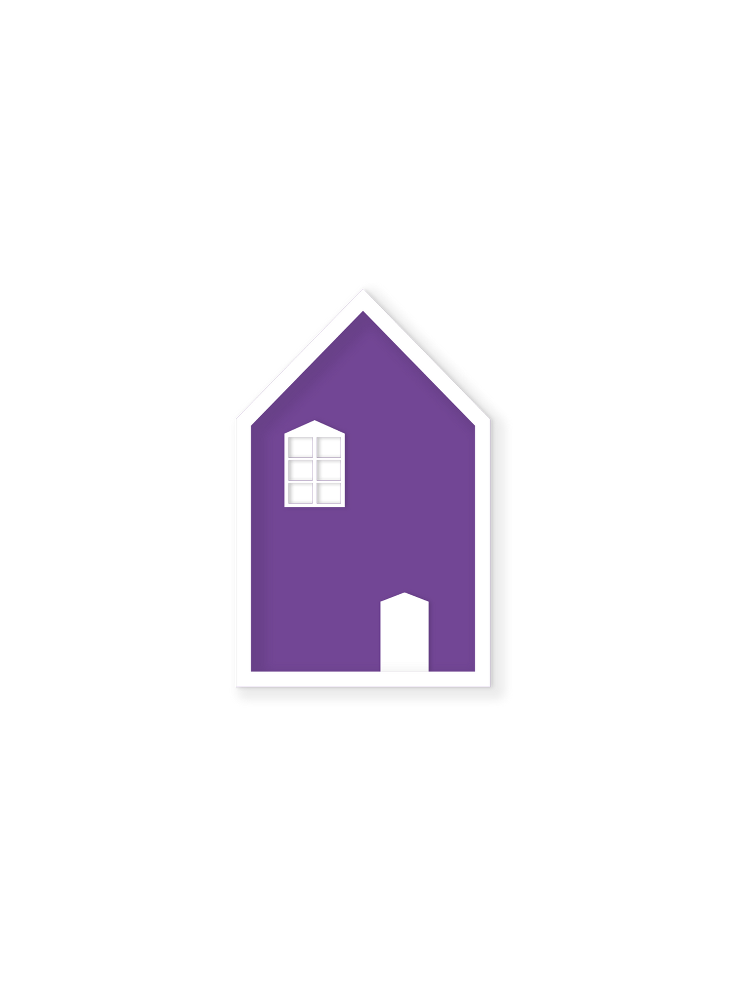 Haus-Wandregal – Kinderzimmerdeko
