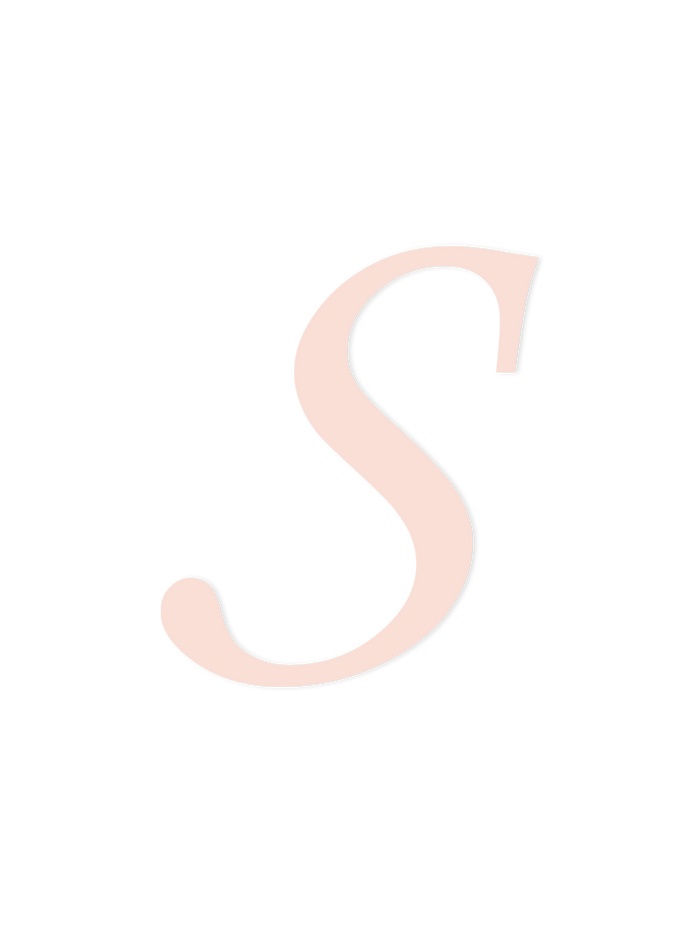 Wooden Letter S – Nursery Wall Letter