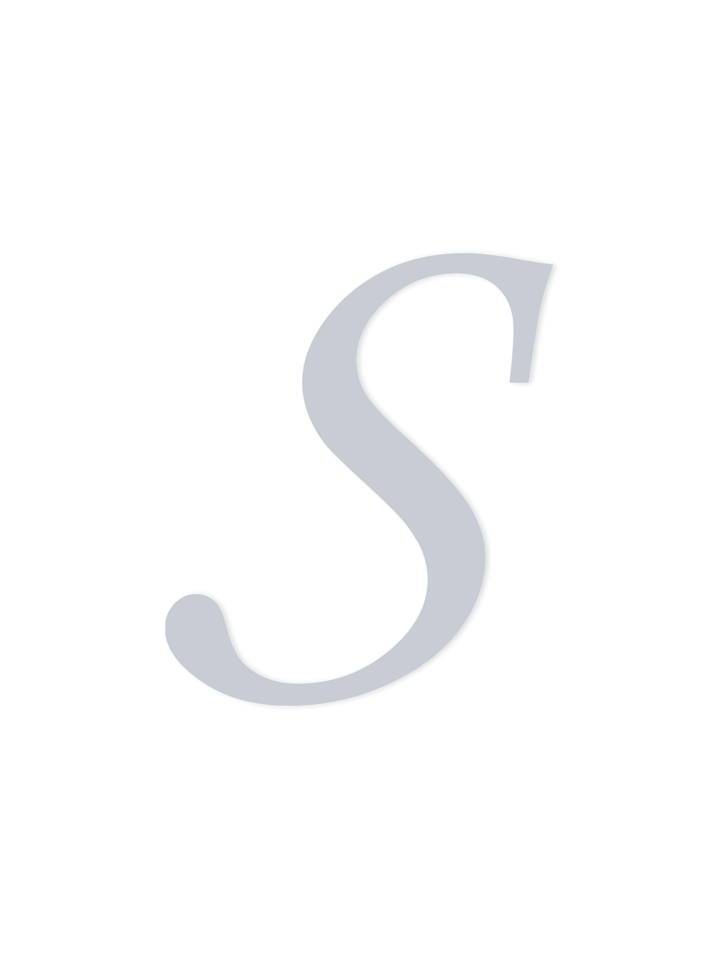 Wooden Letter S – Nursery Wall Letter
