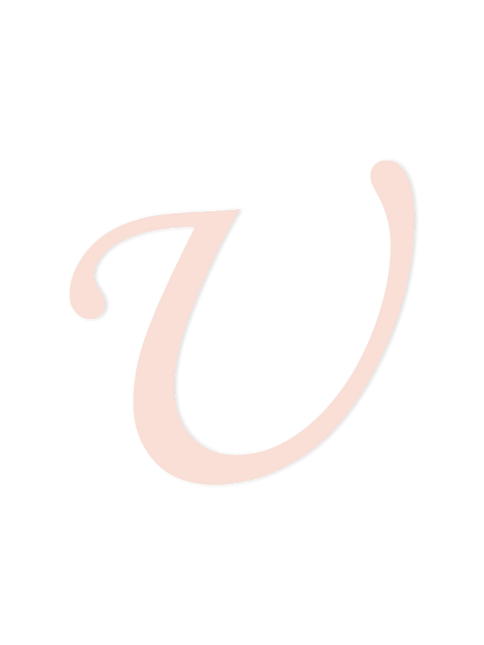 Wooden Letter U – Nursery Wall Letter
