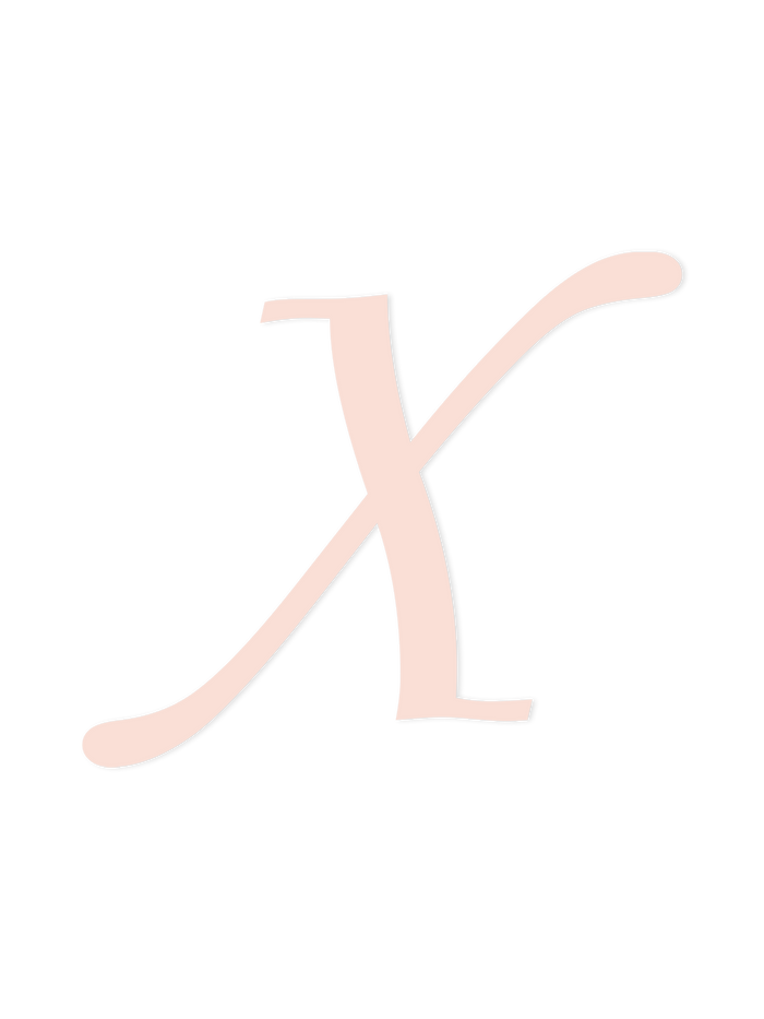 Wooden Letter X – Nursery Wall Letter