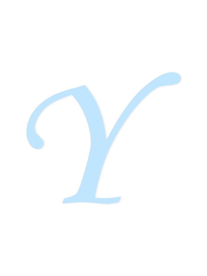 Wooden Letter Y – Nursery Wall Letter