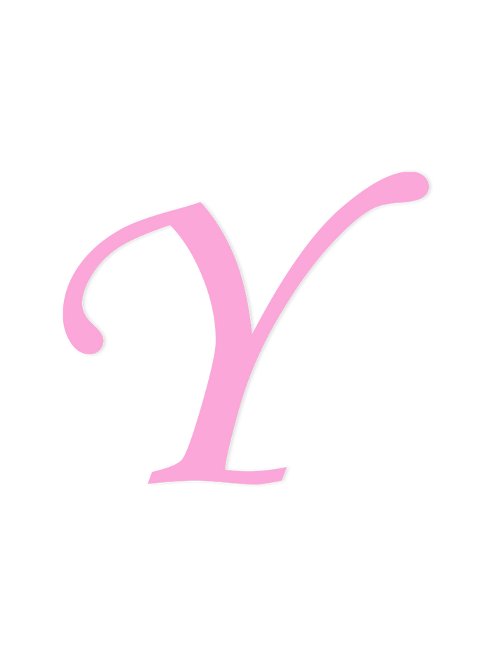 Wooden Letter Y – Nursery Wall Letter