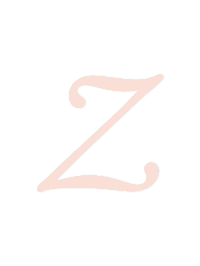 Wooden Letter Z – Nursery Wall Letter