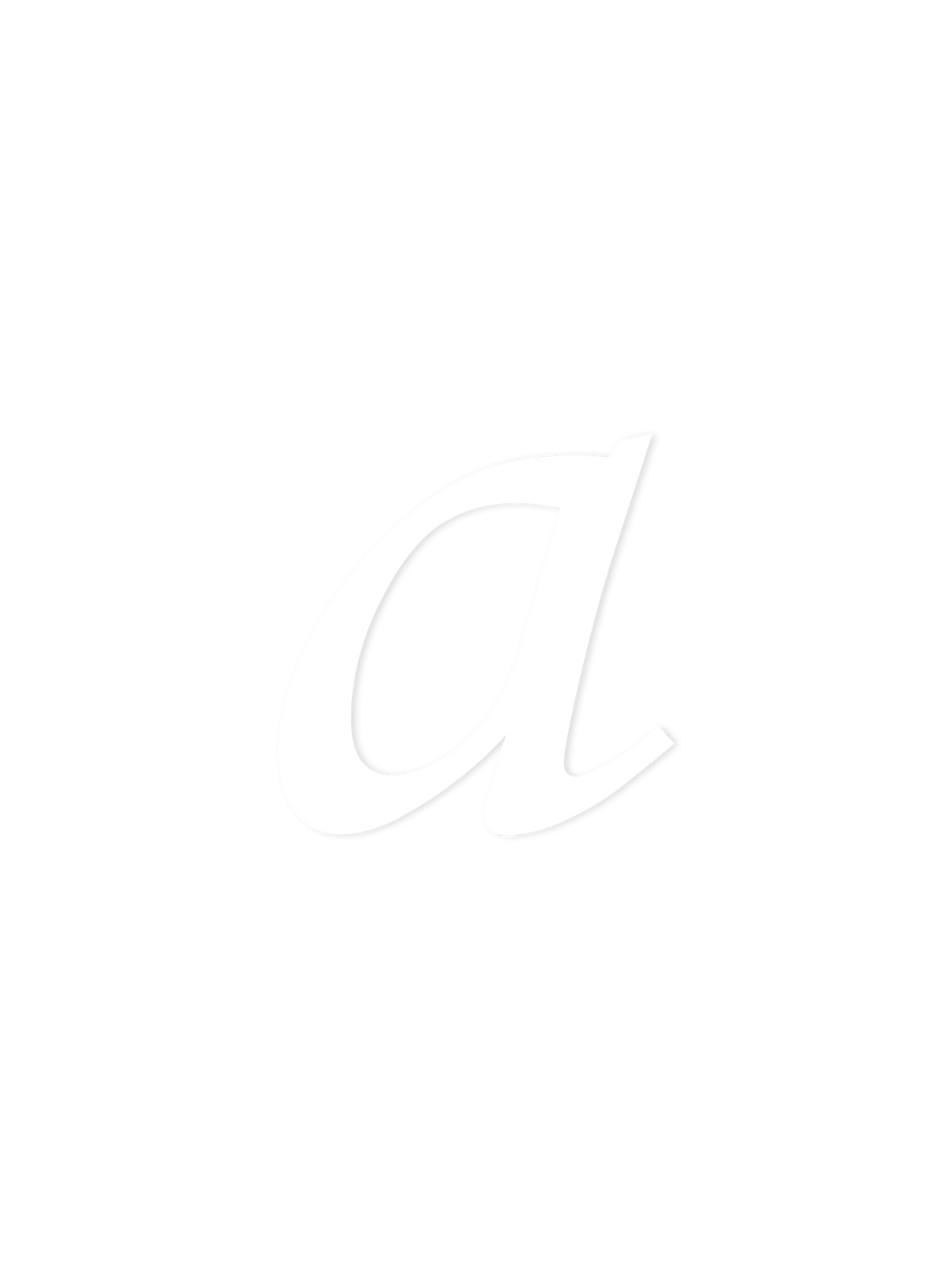 Wooden Letter a – Nursery Wall Letter