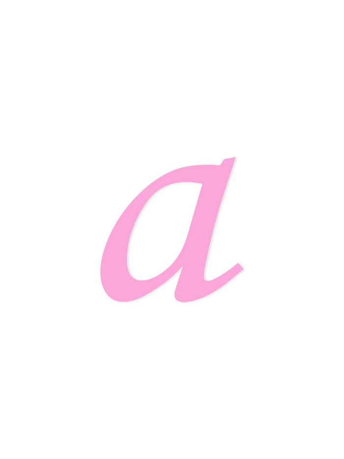 Wooden Letter a – Nursery Wall Letter