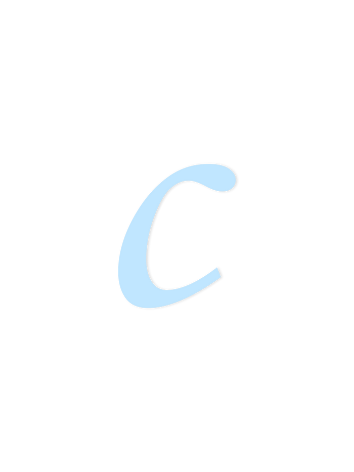Wooden Letter c – Nursery Wall Letter
