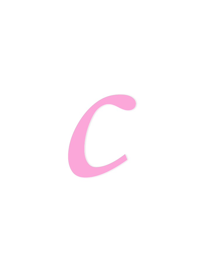 Wooden Letter c – Nursery Wall Letter