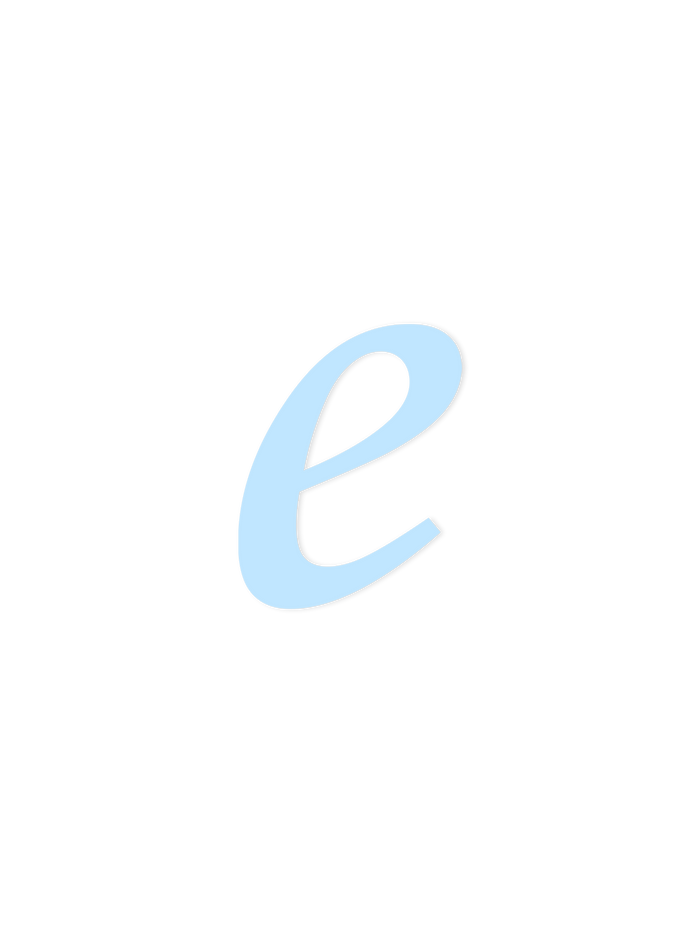 Wooden Letter e – Nursery Wall Letter