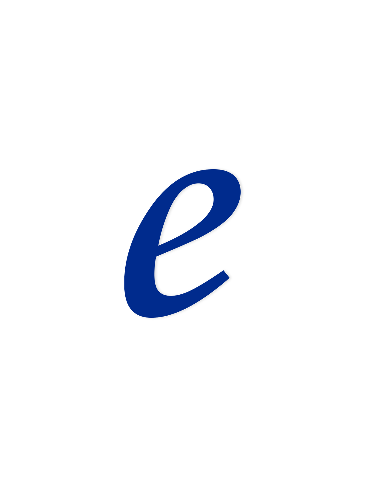Wooden Letter e – Nursery Wall Letter