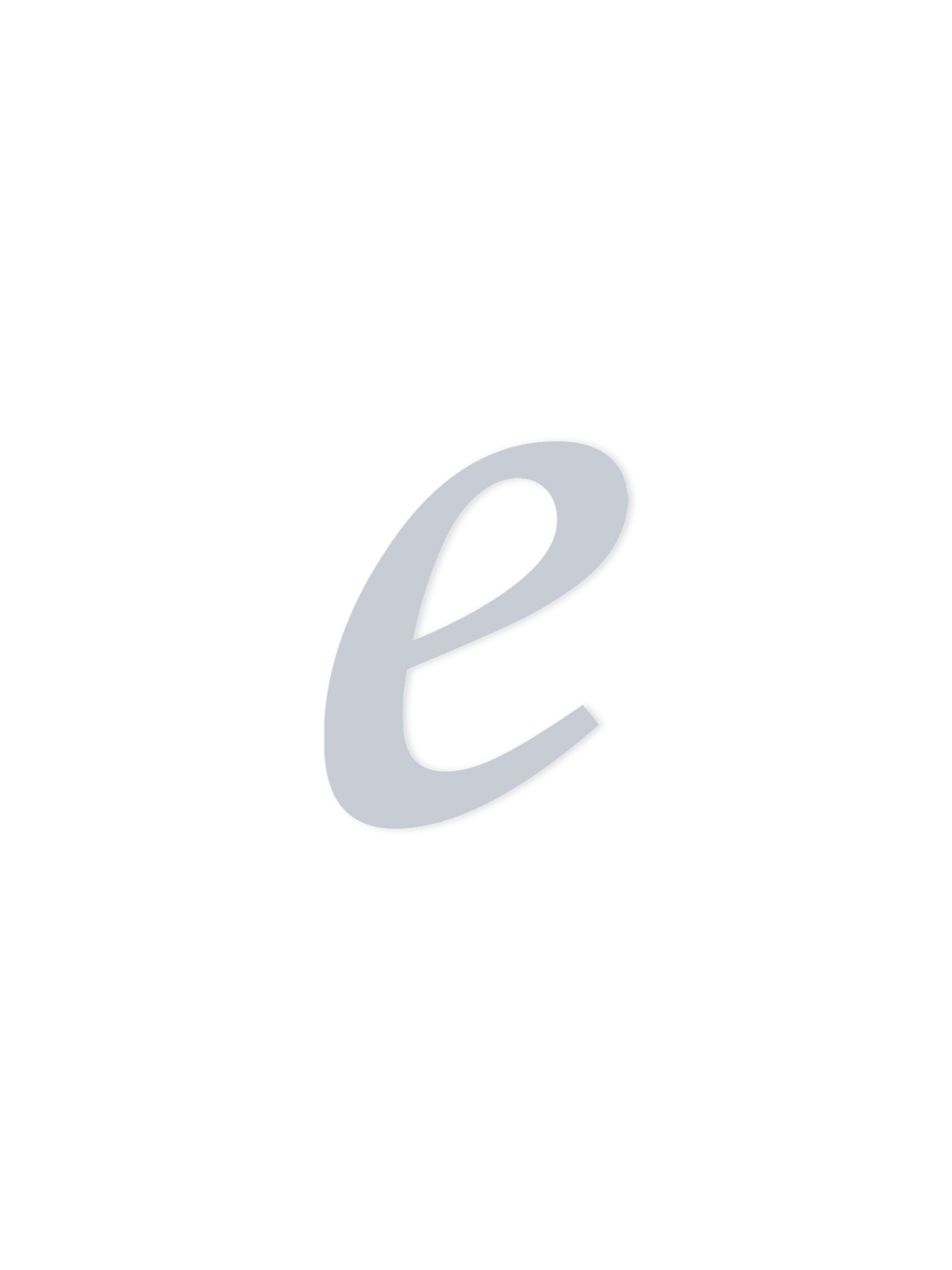 Wooden Letter e – Nursery Wall Letter