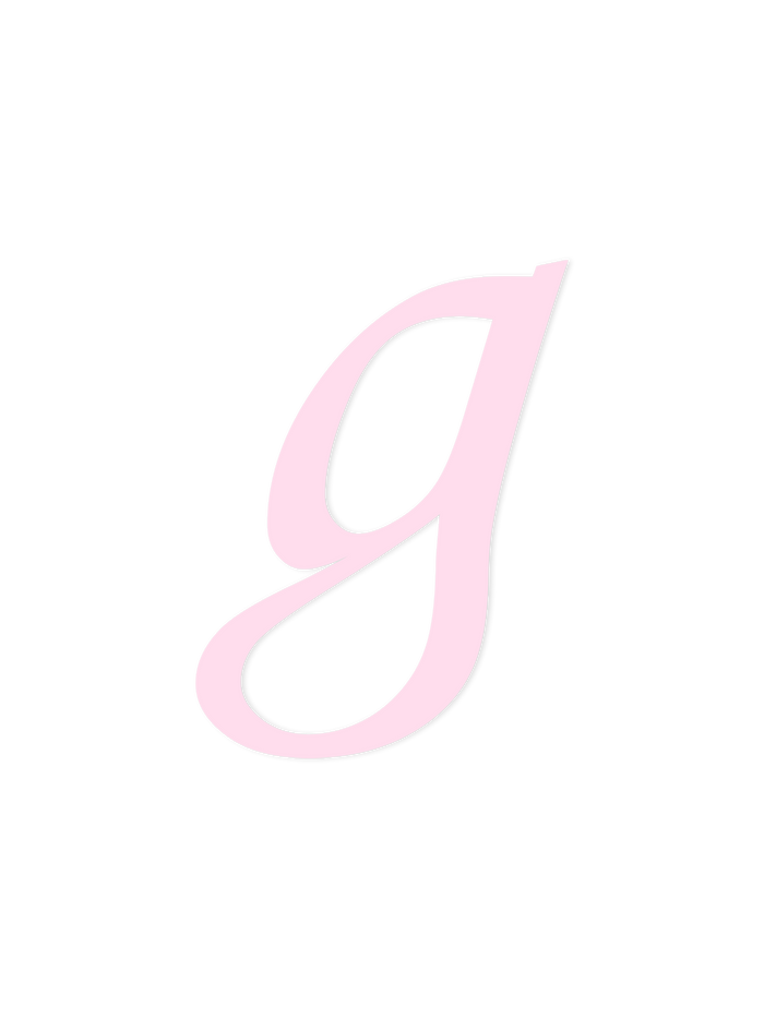 Wooden Letter g – Nursery Wall Letter