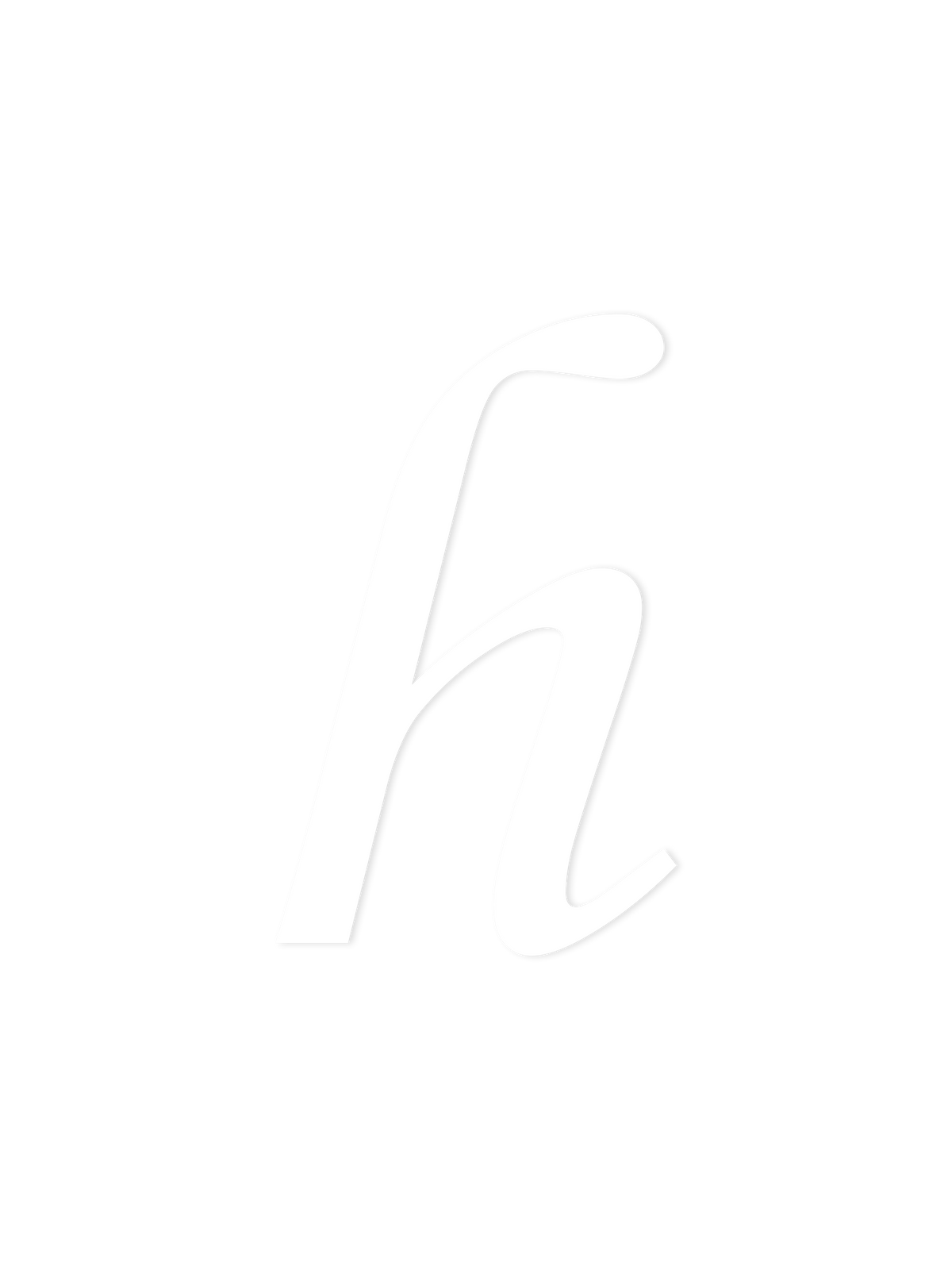 Wooden Letter h – Nursery Wall Letter