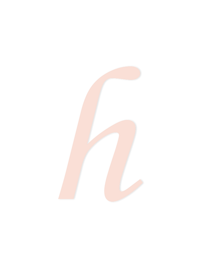 Wooden Letter h – Nursery Wall Letter
