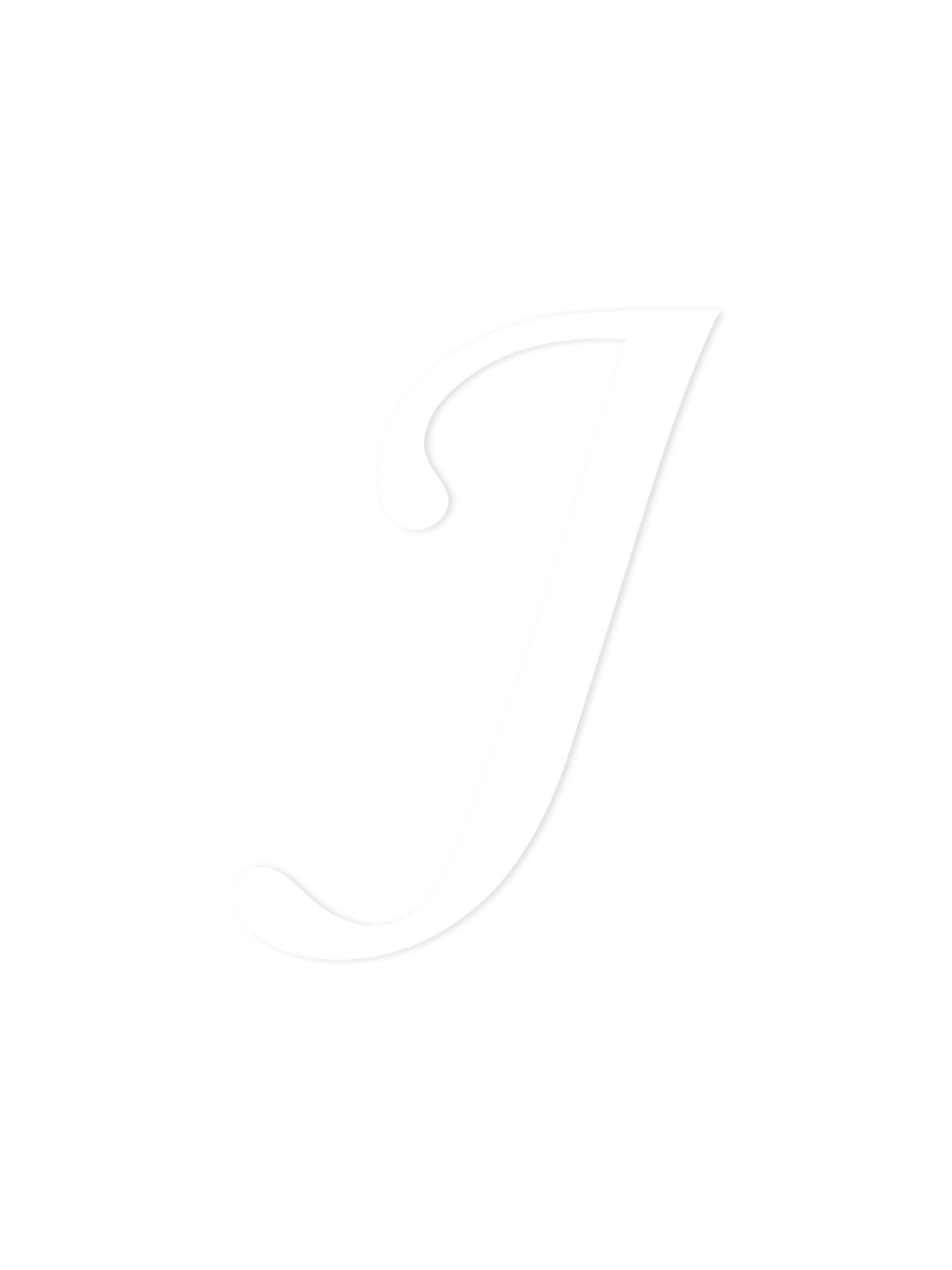 Wooden Letter J – Nursery Wall Letter