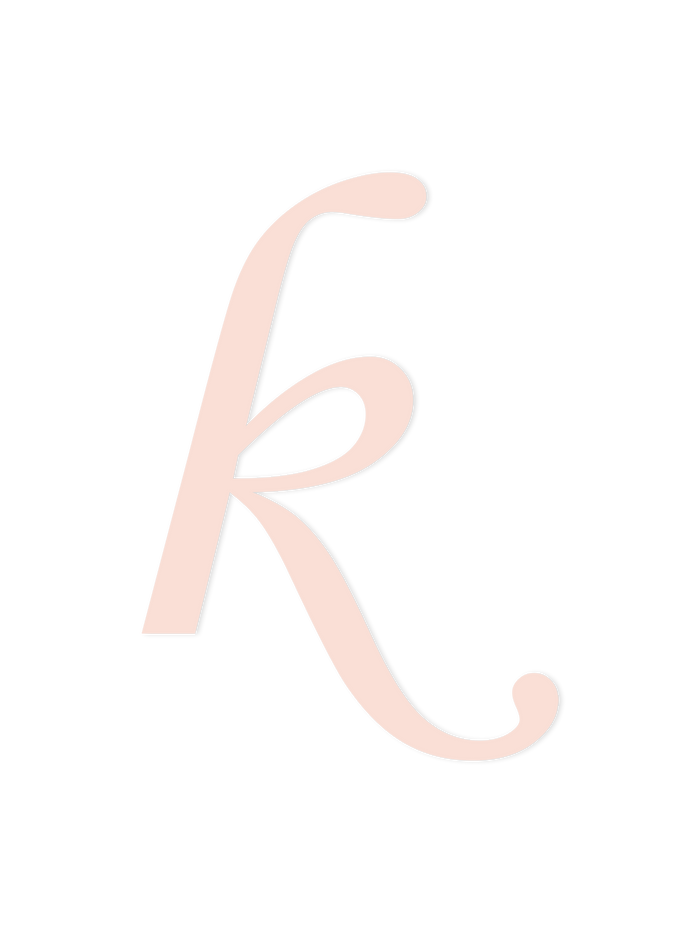 Wooden Letter k – Nursery Wall Letter