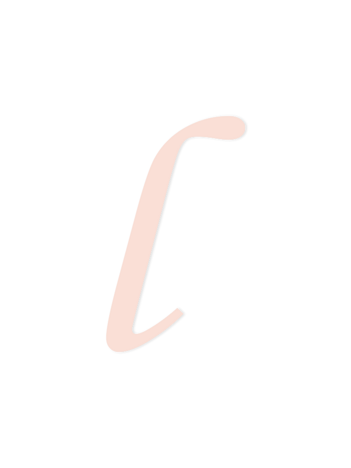 Wooden Letter l – Nursery Wall Letter