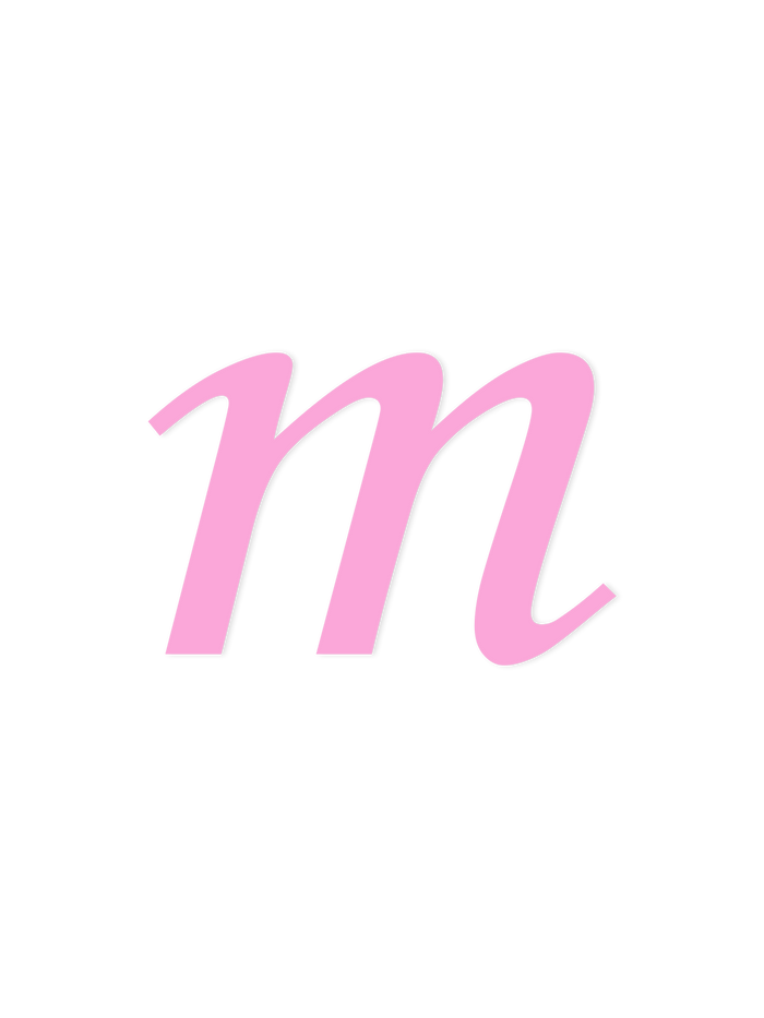 Wooden Letter m – Nursery Wall Letter
