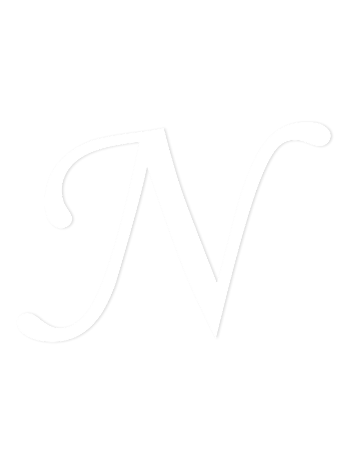 Wooden Letter N – Nursery Wall Letter