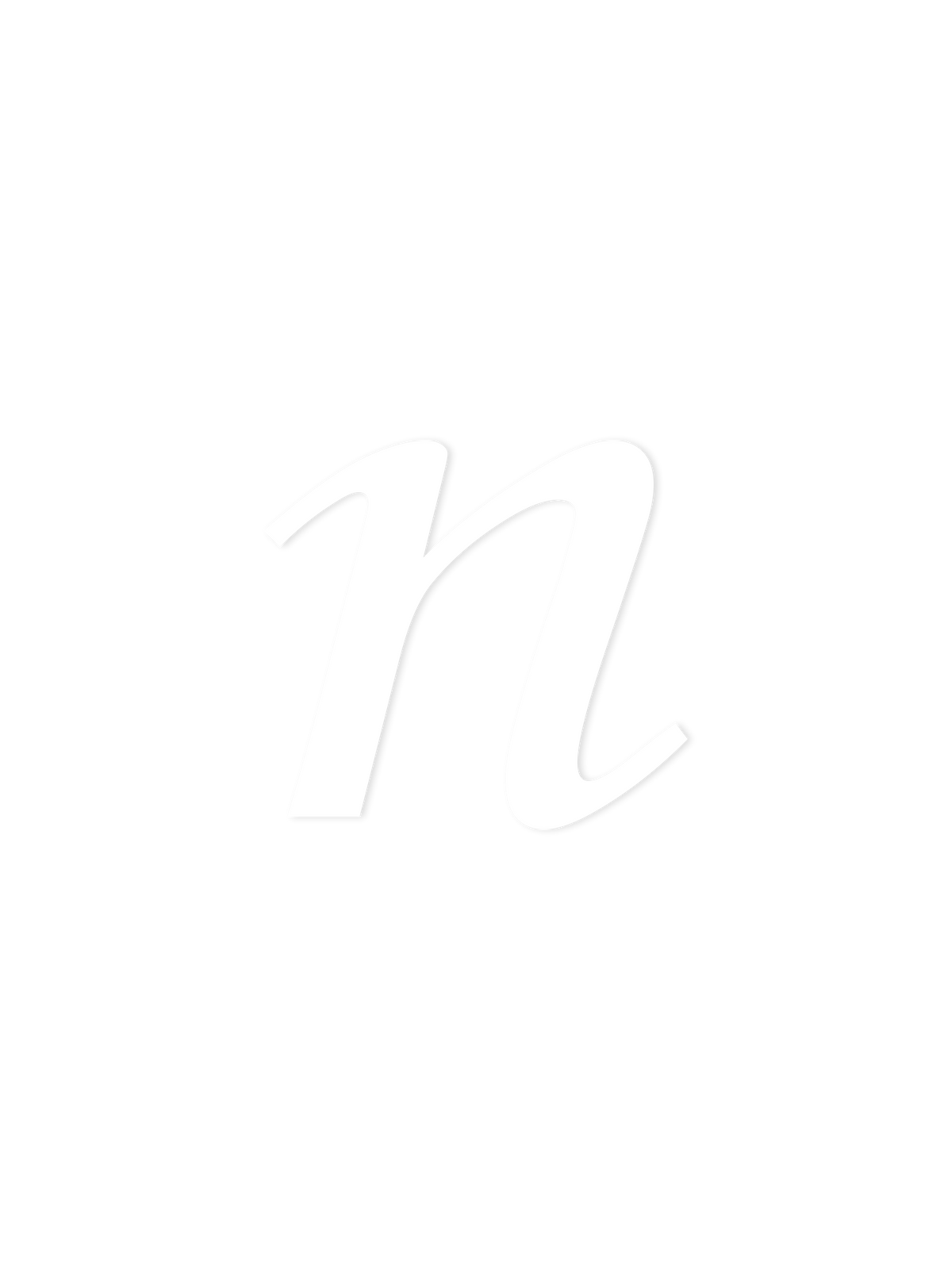 Wooden Letter n – Nursery Wall Letter