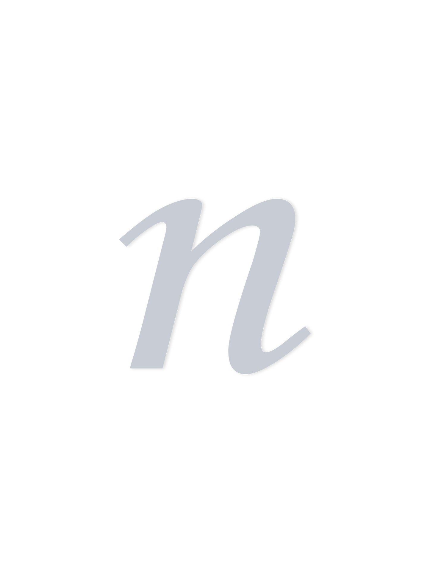 Wooden Letter n – Nursery Wall Letter