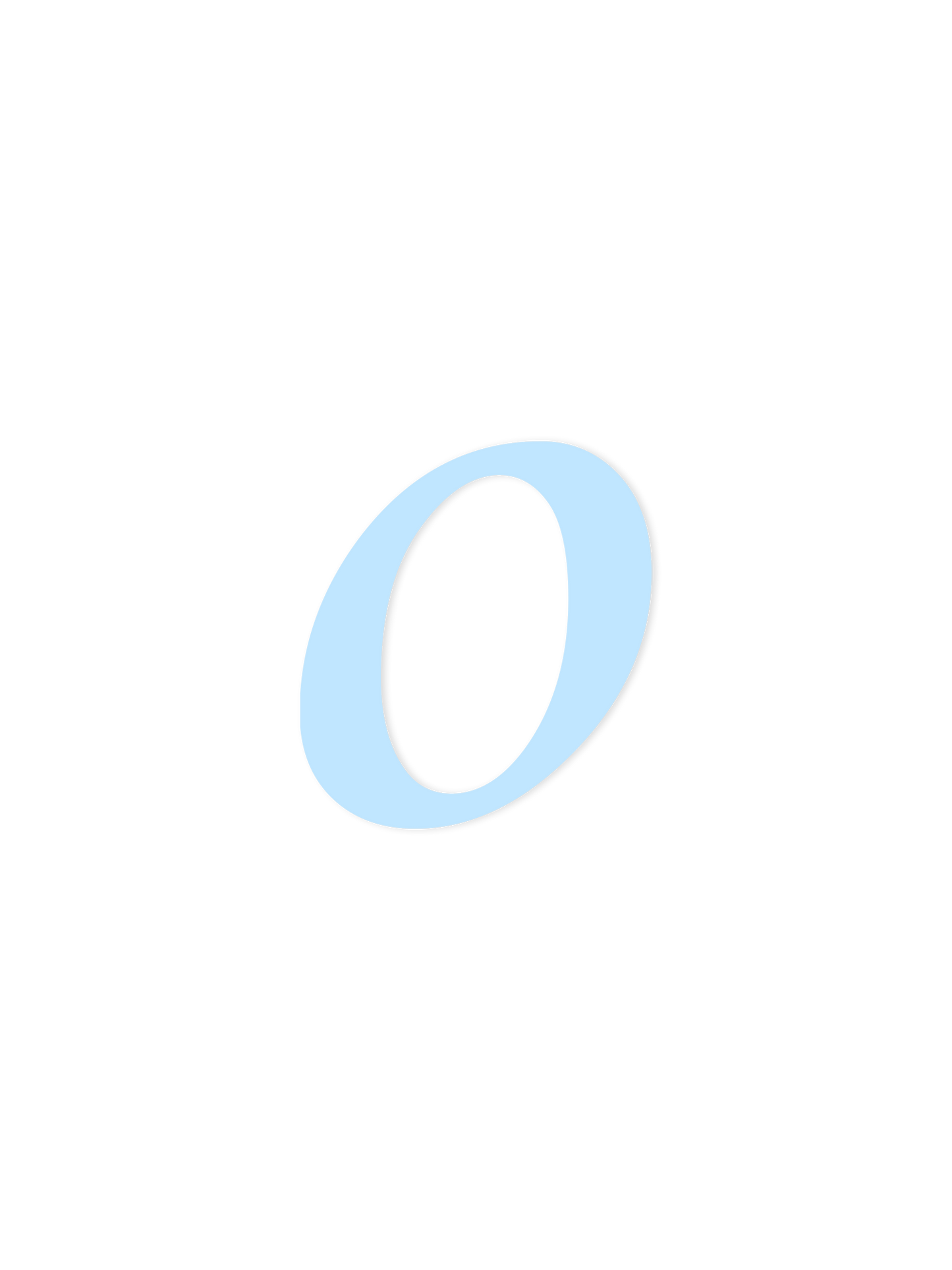 Wooden Letter o – Nursery Wall Letter