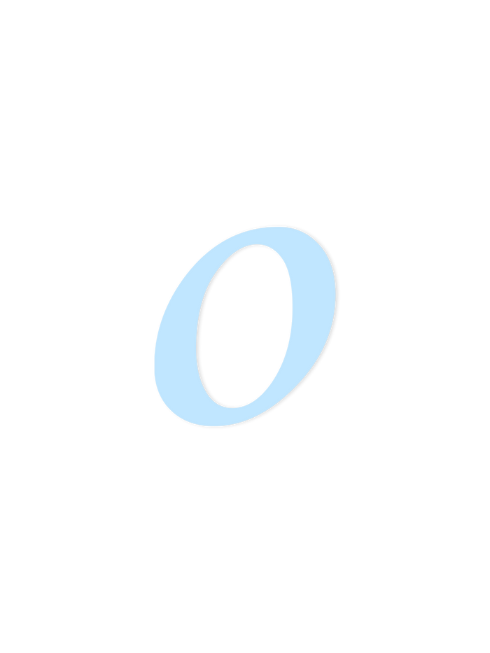 Wooden Letter o – Nursery Wall Letter