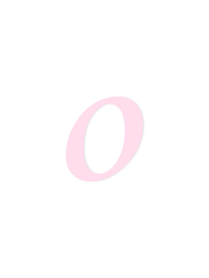 Wooden Letter o – Nursery Wall Letter