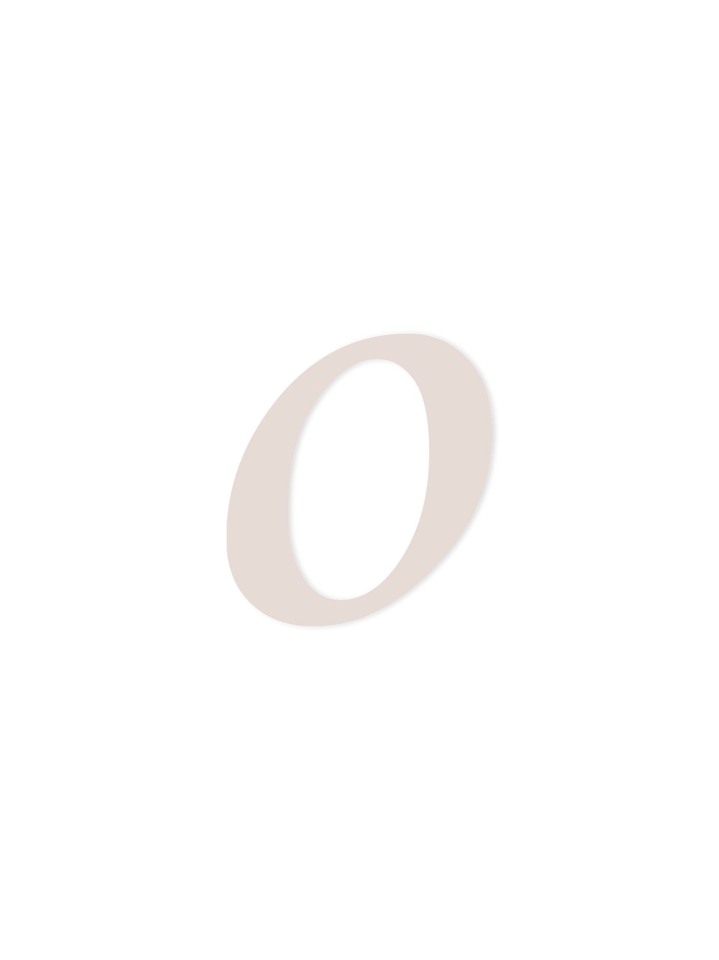 Wooden Letter o – Nursery Wall Letter