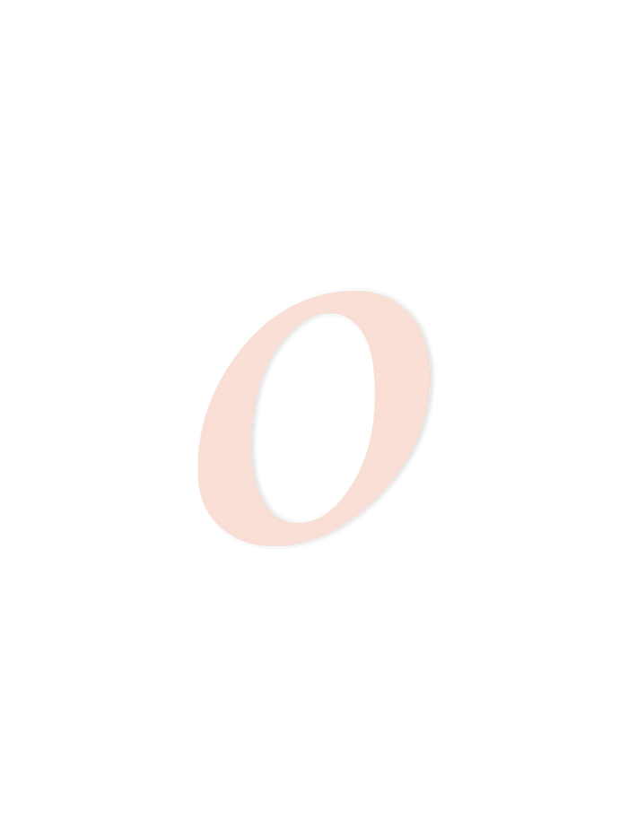 Wooden Letter o – Nursery Wall Letter