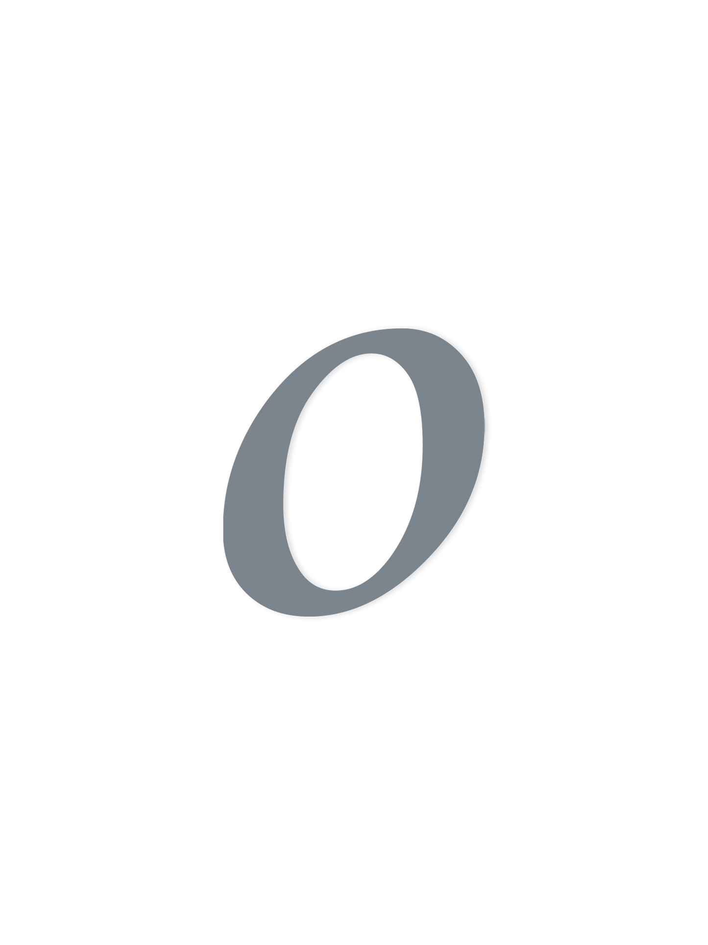 Wooden Letter o – Nursery Wall Letter