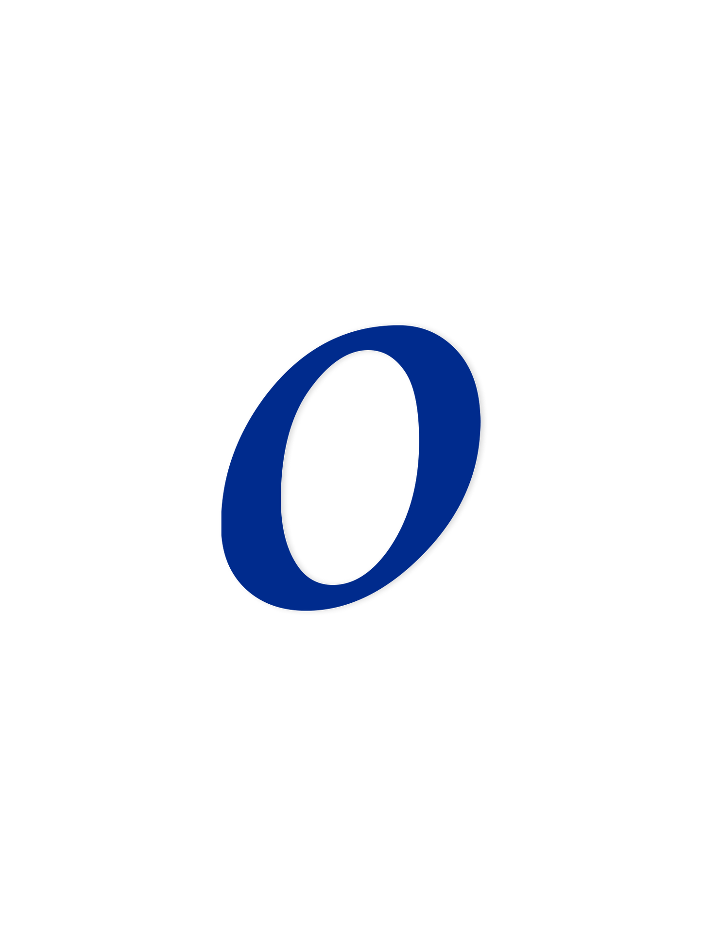 Wooden Letter o – Nursery Wall Letter
