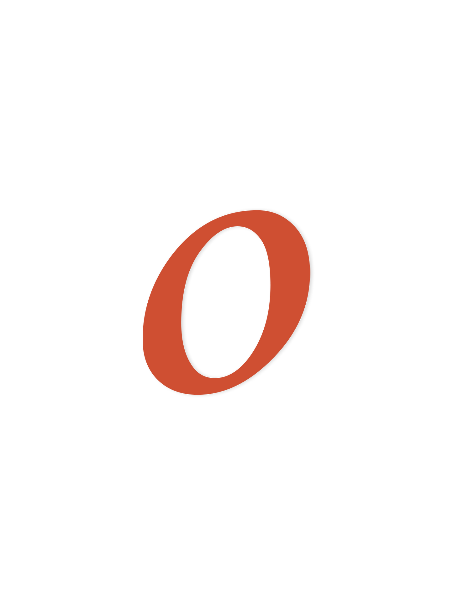 Wooden Letter o – Nursery Wall Letter