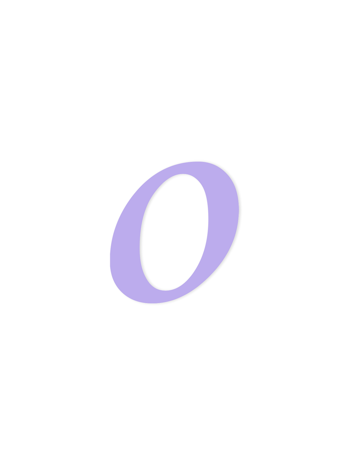 Wooden Letter o – Nursery Wall Letter