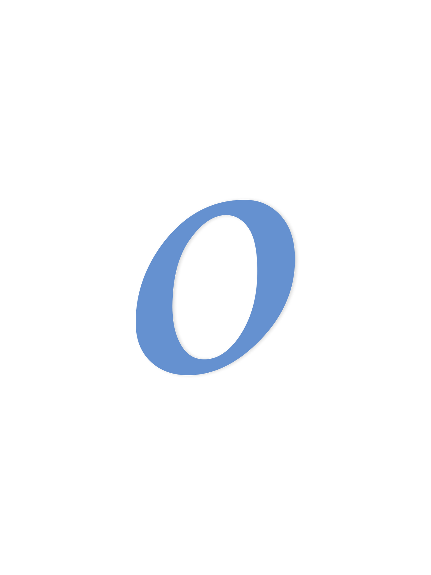 Wooden Letter o – Nursery Wall Letter