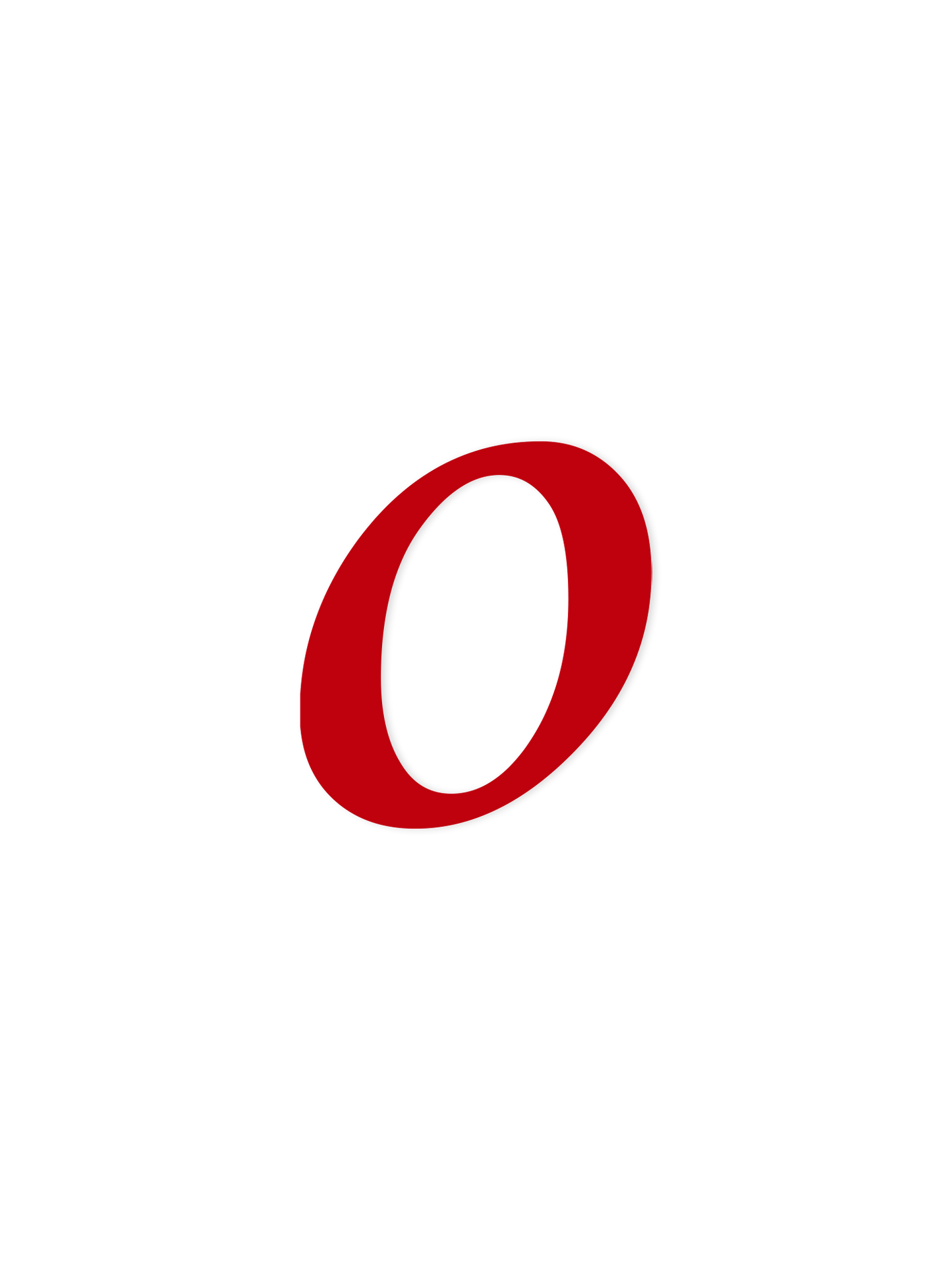 Wooden Letter o – Nursery Wall Letter