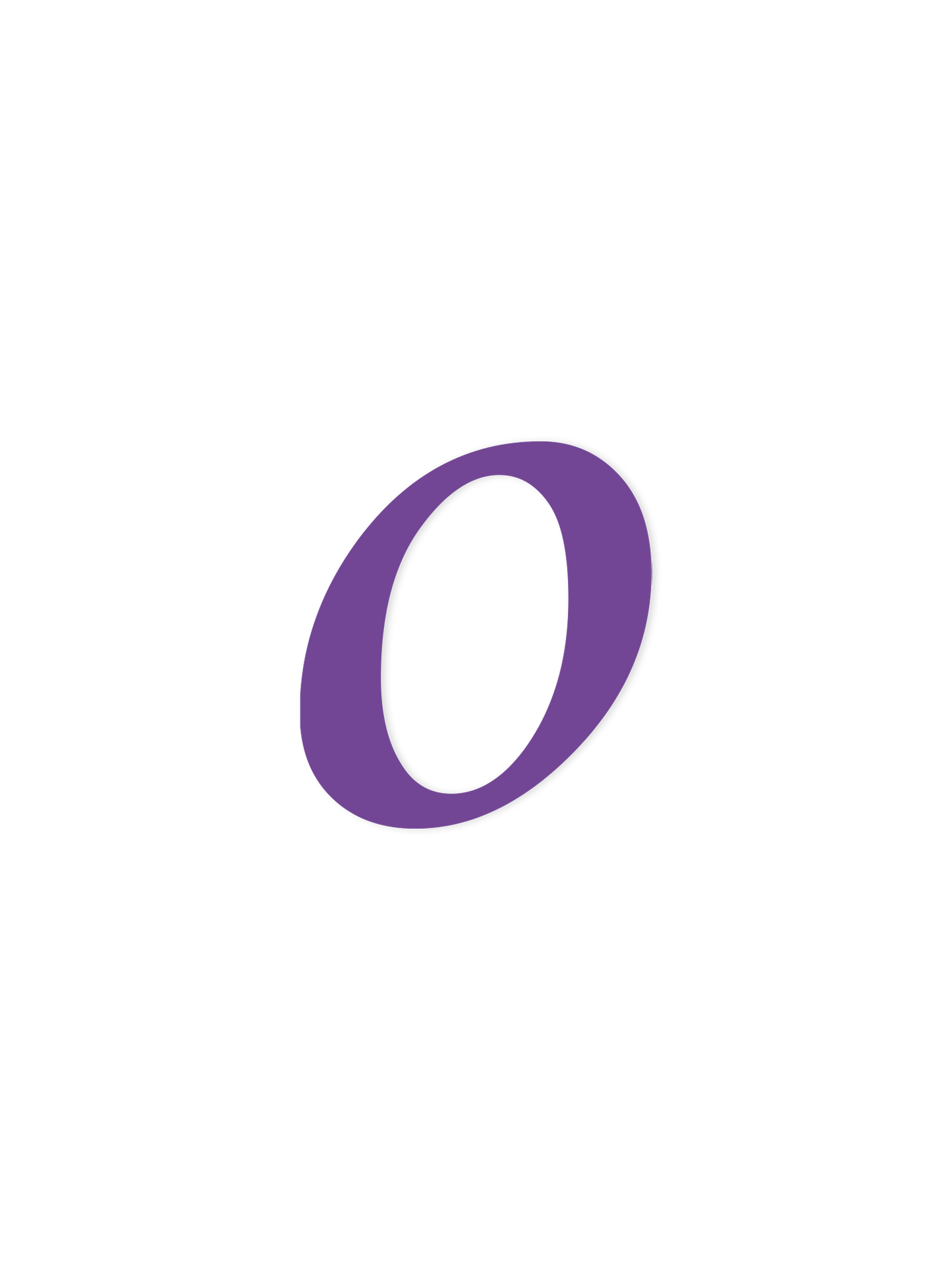 Wooden Letter o – Nursery Wall Letter