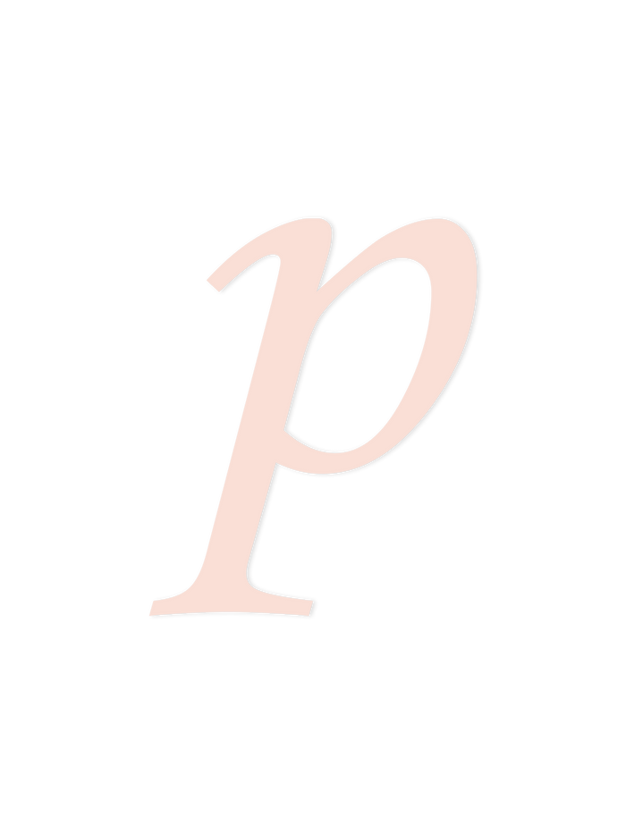 Wooden Letter p – Nursery Wall Letter