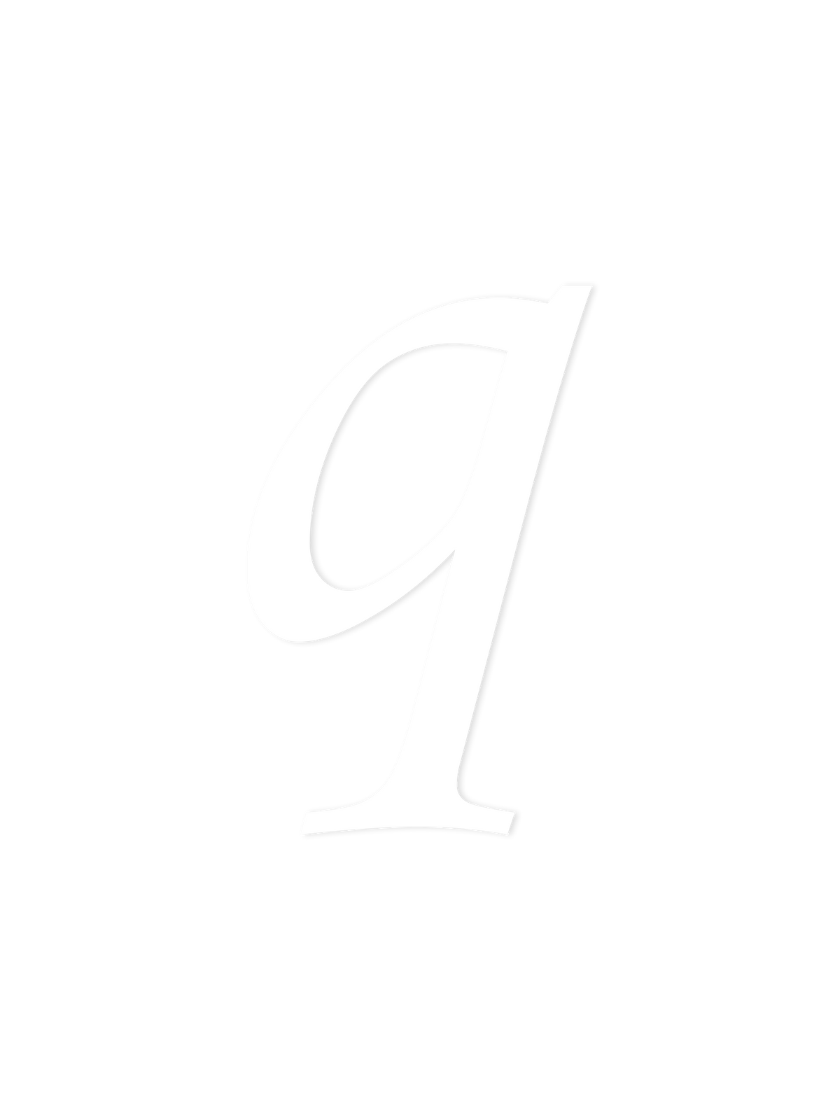 Wooden Letter q – Nursery Wall Letter