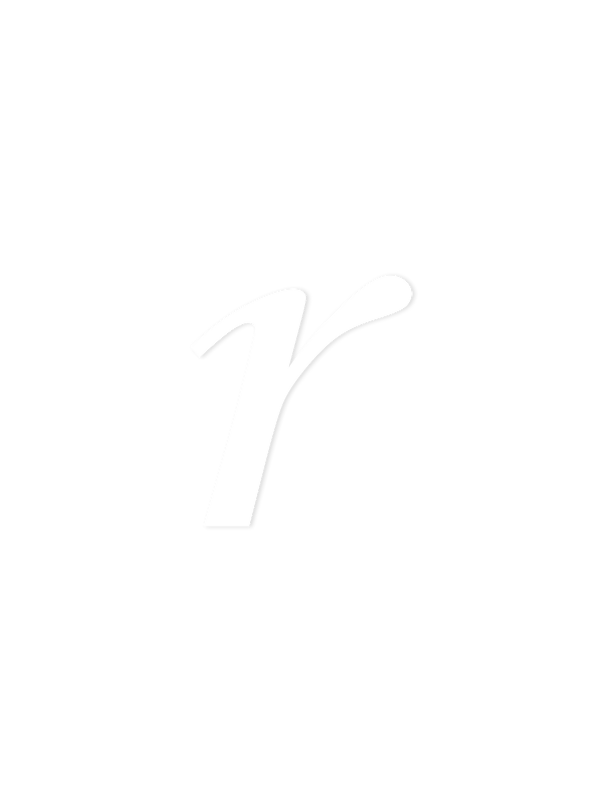 Wooden Letter r – Nursery Wall Letter