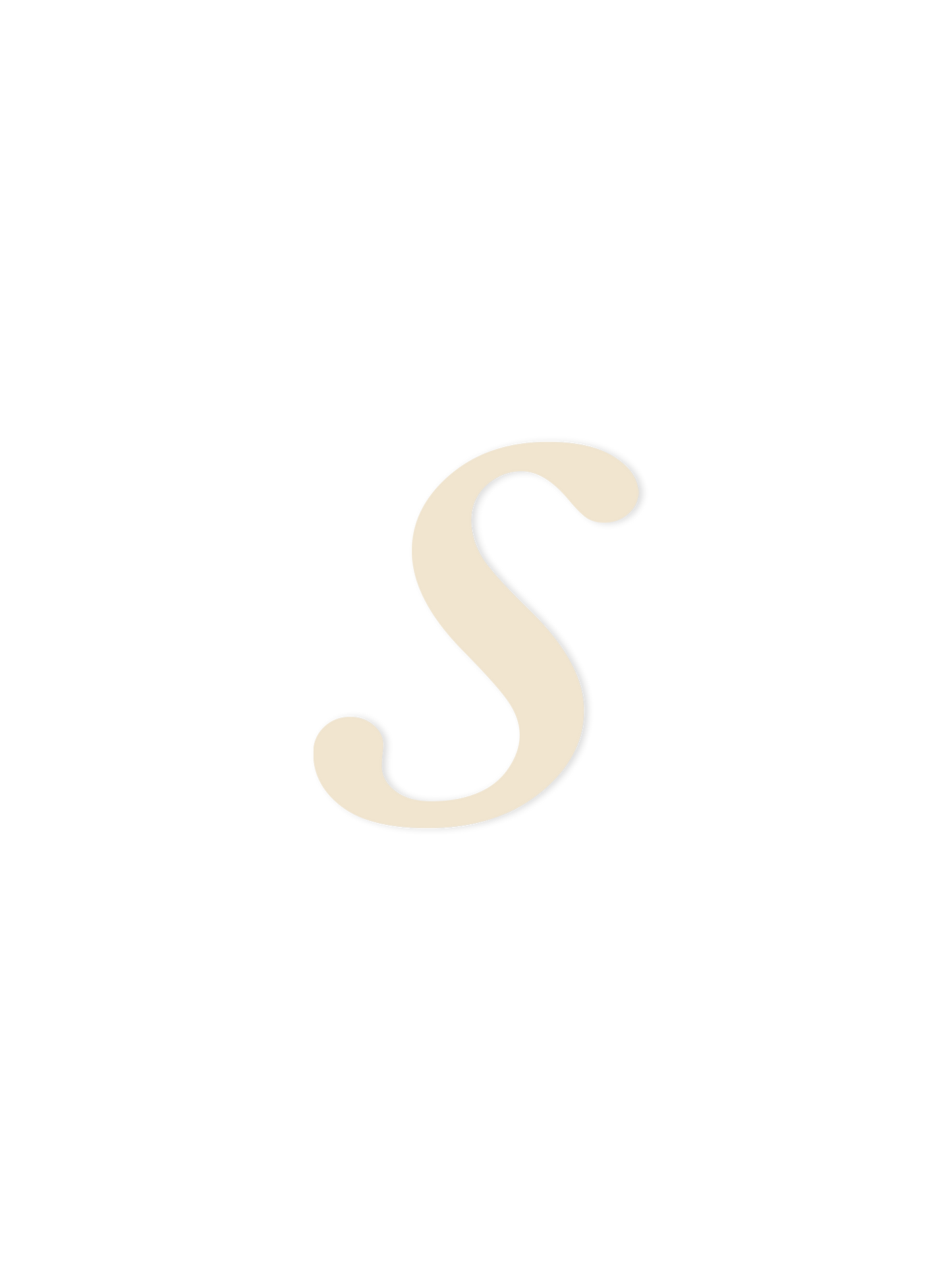 Wooden Letter s – Nursery Wall Letter