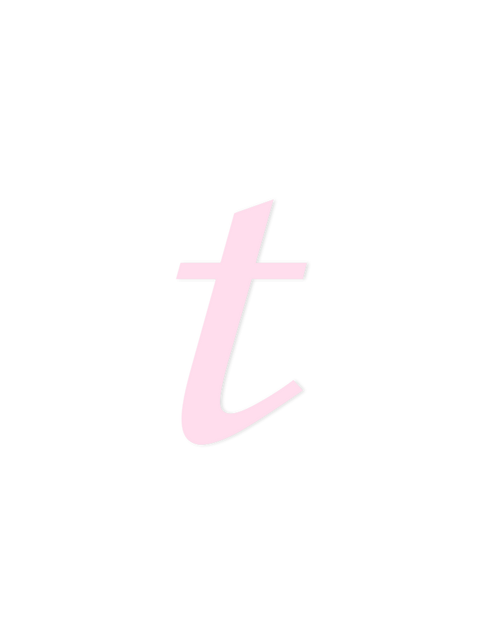 Wooden Letter t – Nursery Wall Letter