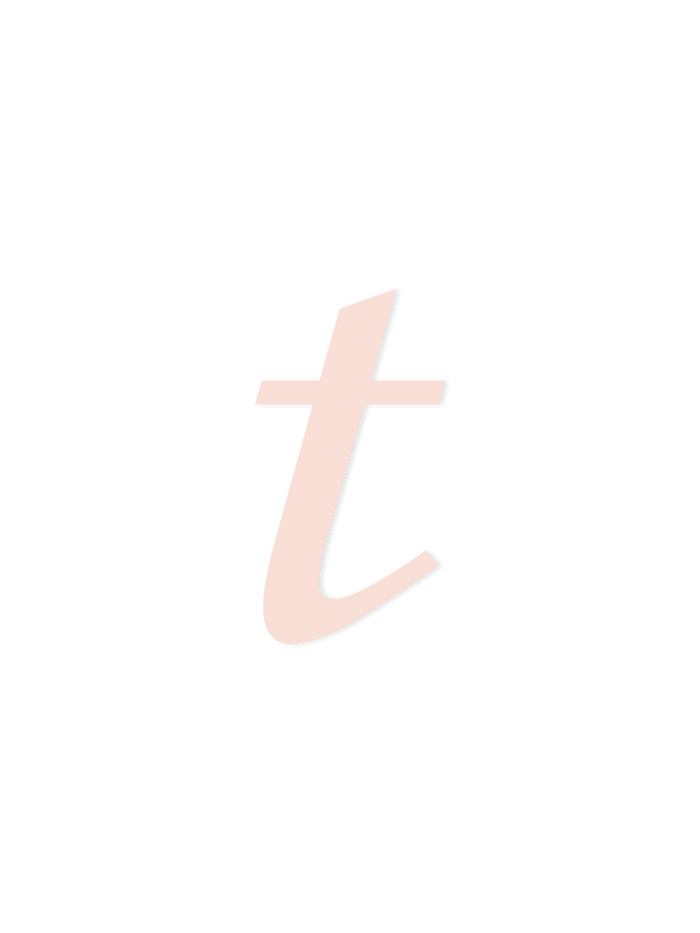 Wooden Letter t – Nursery Wall Letter