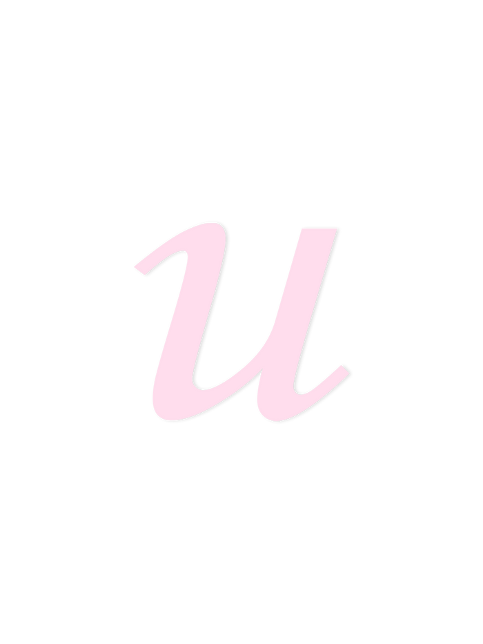 Wooden Letter u – Nursery Wall Letter