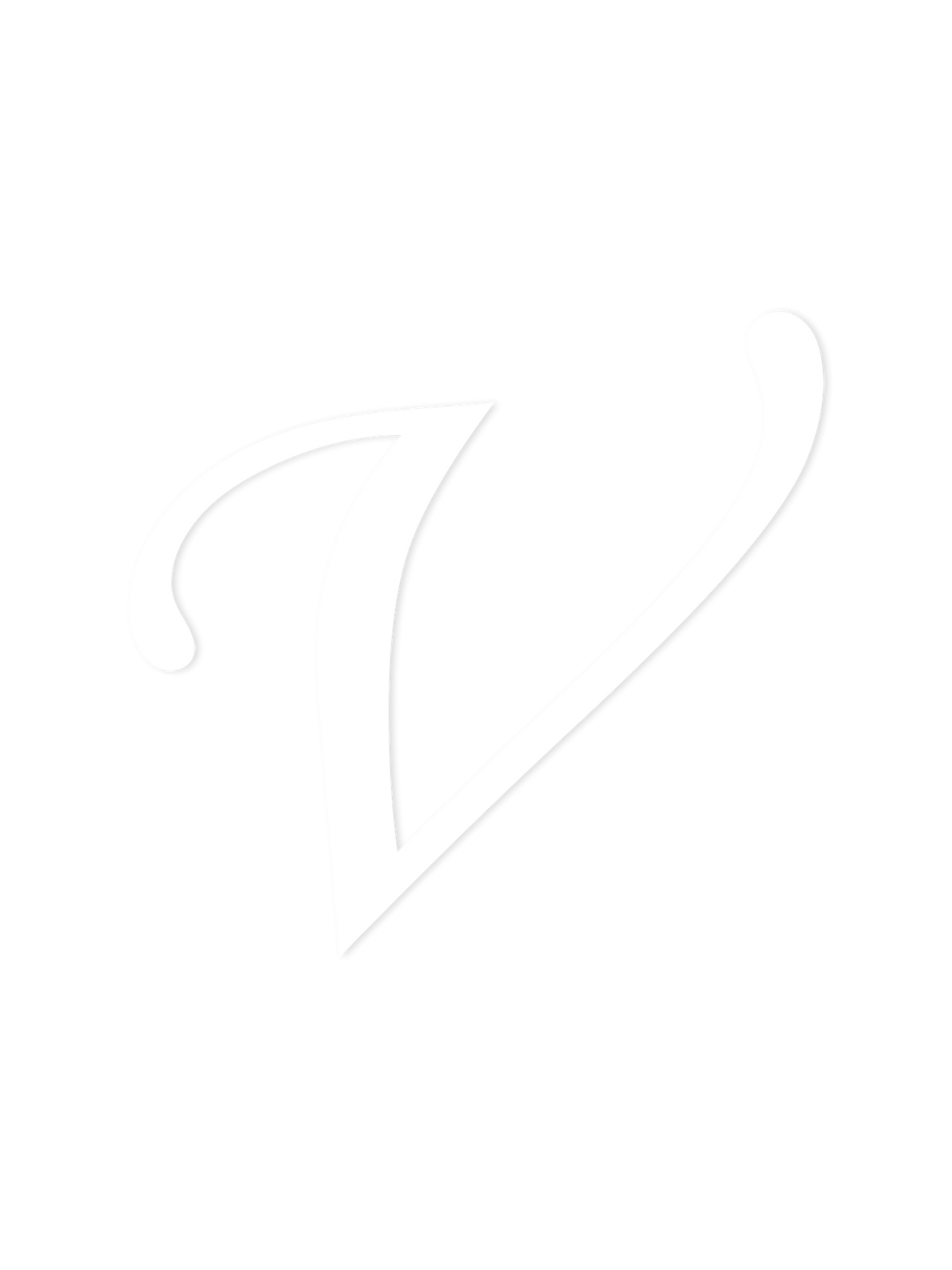 Wooden Letter V – Nursery Wall Letter